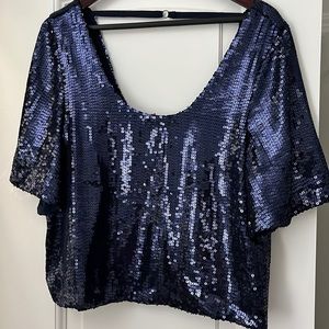 Free People Sequin Top